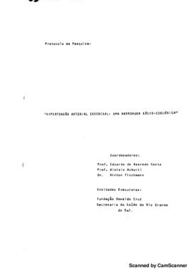 Hipertensão arterial essencial: uma abordagem socioecológica