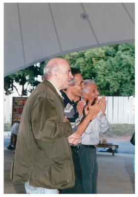 Victor Valla, Eymard Vasconcelos e Miguel Arroyo - II Encontro Nacional de Educação Popular em Saúde