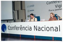 Cristiano Corrêa de Azevedo e Sílvia Regina Vignola - I Conferência Nacional de Vigilância Sanitária