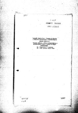 Projeto: &quot;Estudos clínicos e clínico-epidemiológicos e epidemiológicos sobre a doença de cha...