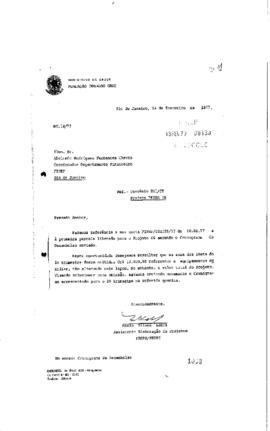 Carta de Maria Eliana Labra (Assistente  elaboração  de Projetos Peses/Peppe) PARA Abelardo Rodri...