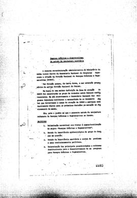 Projeto: &quot;Doenças crônicas e degenerativas: um estudo da conjuntura sanitária.&quot;