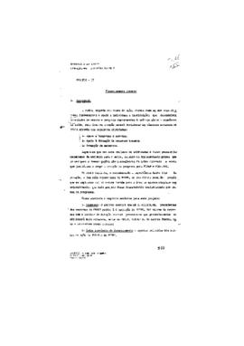 Descrição do financiamento externo do Projeto 07 do Peses: recursos, áreas possíveis de financime...